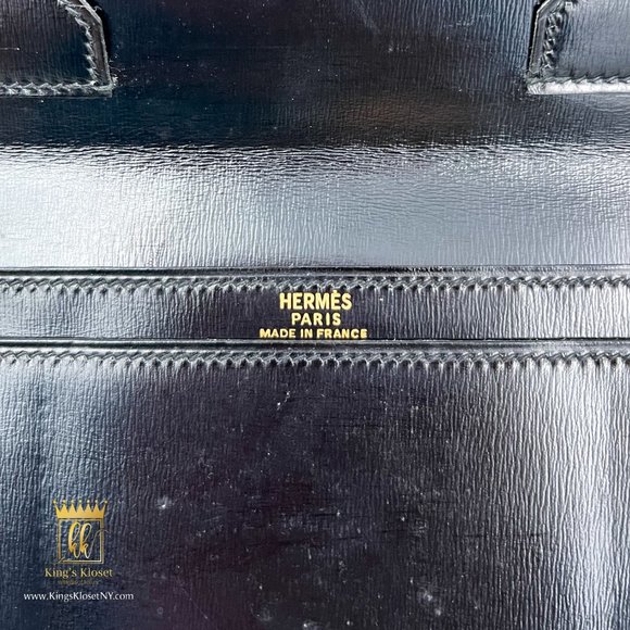 HERMES BLACK LONG WALLET - Picture 8 of 10